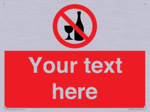 Custom prohibition no alcohol